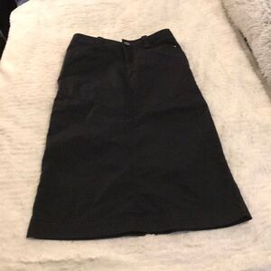 Cute long black skirt